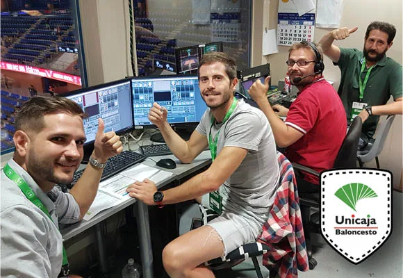 Instalación de CGBasket en el Martín Carpena de Unicaja Baloncesto