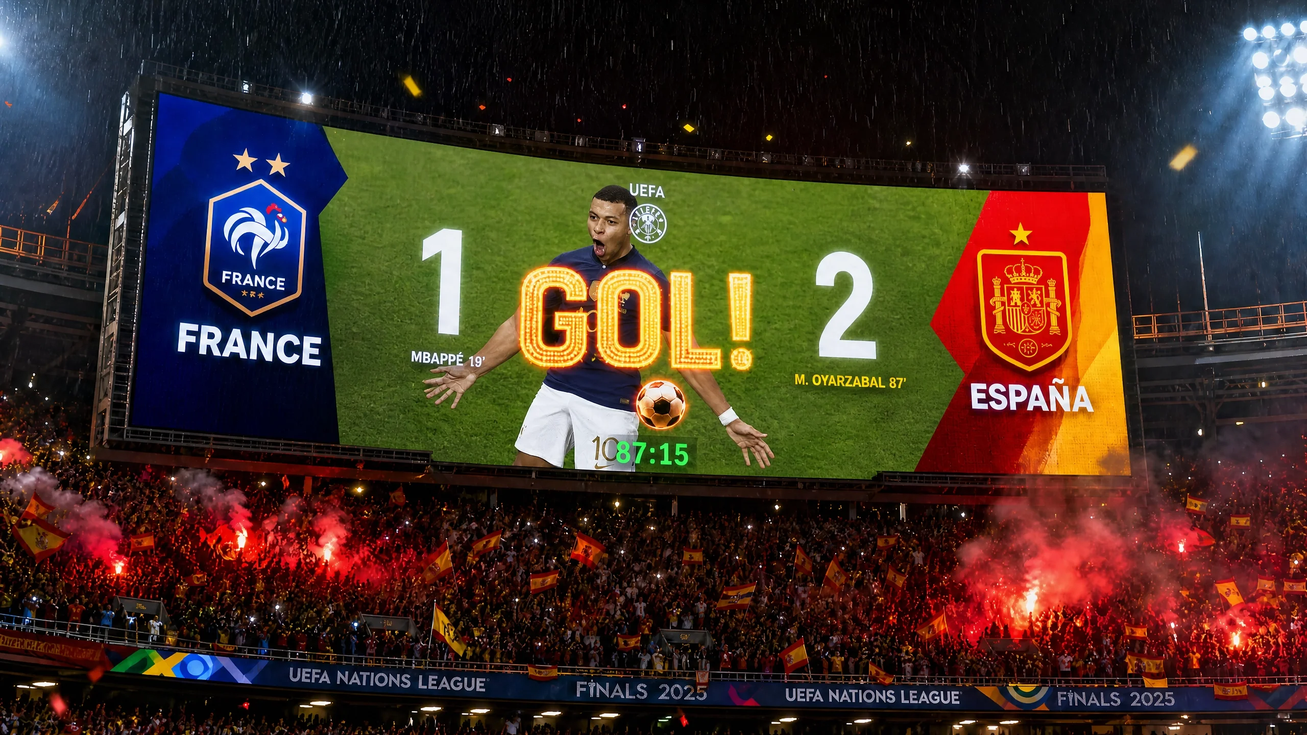 Videomarcador CGFootball: Celebración de Gol